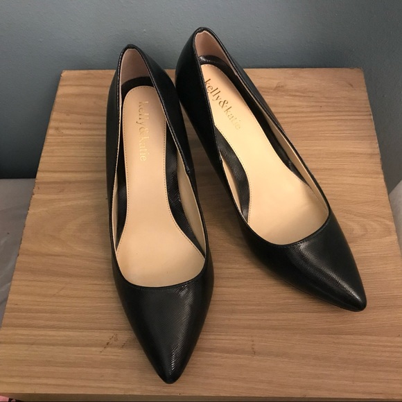 🎉HP🎉 Kelly & Katie Black Classic Pumps - Picture 2 of 7